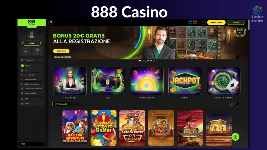 888 Casino Sito