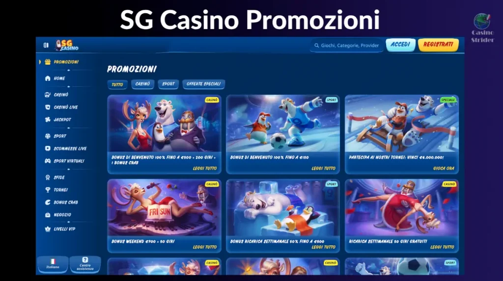 SG Casino Promozioni