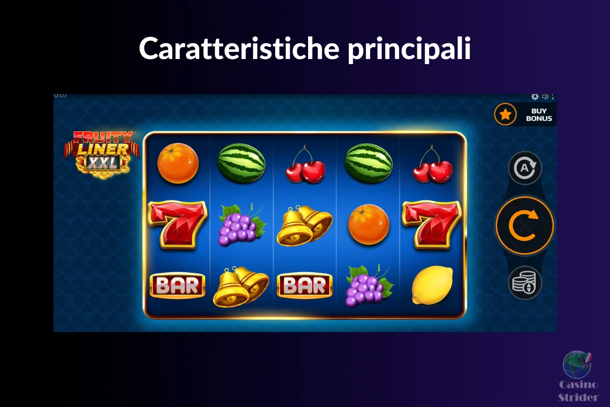 Caratteristiche principali di Fruityliner XXL