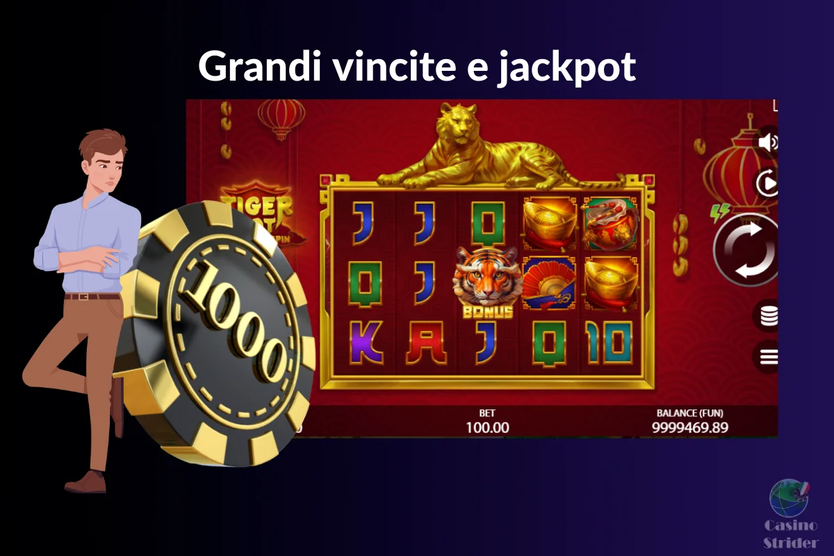 Vincite elevate e jackpot 