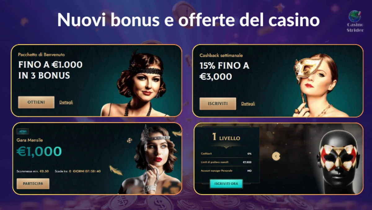 Nuovi bonus e offerte del casino
