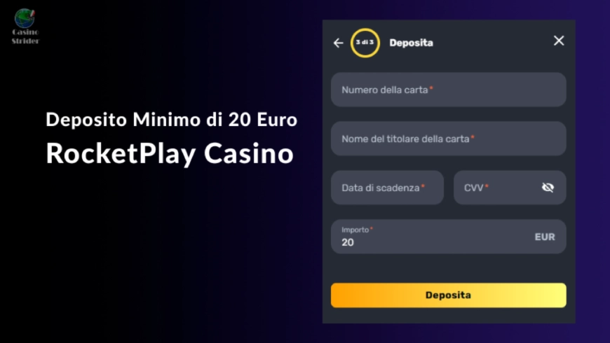 RocketPlay Casino 20 euro