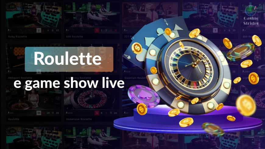 Roulette e game show live