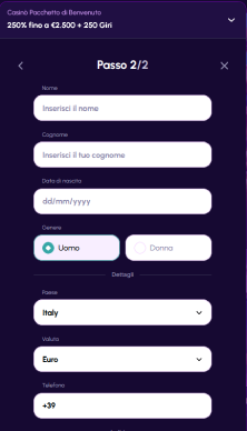 Informazioni Personali
