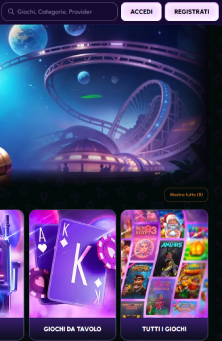 Registrazione su Nova Jackpot