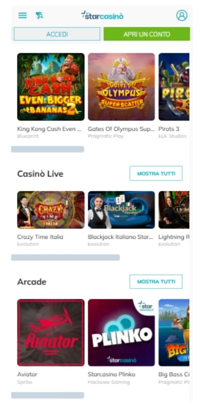 Scegliere un casino online che offre la registrazione