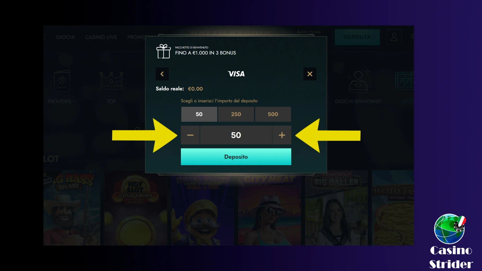 Stabilire un budget per il gioco