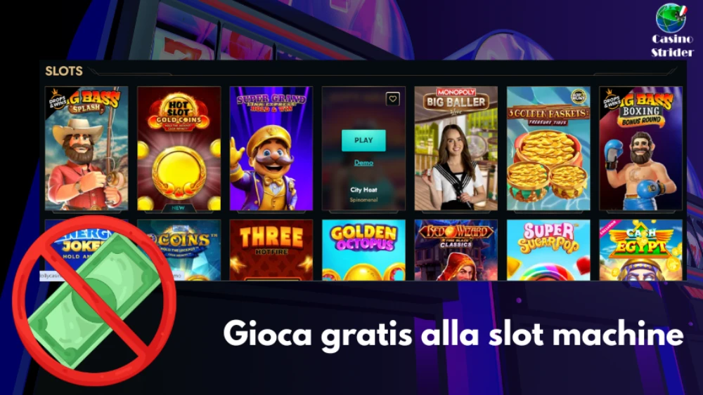 Gioca gratis alla slot machine