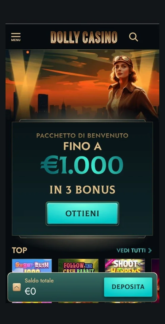 1 Apri l’app o sito