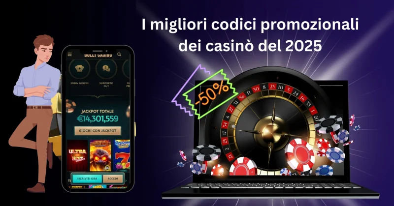 I migliori codici promozionali casinò 2025