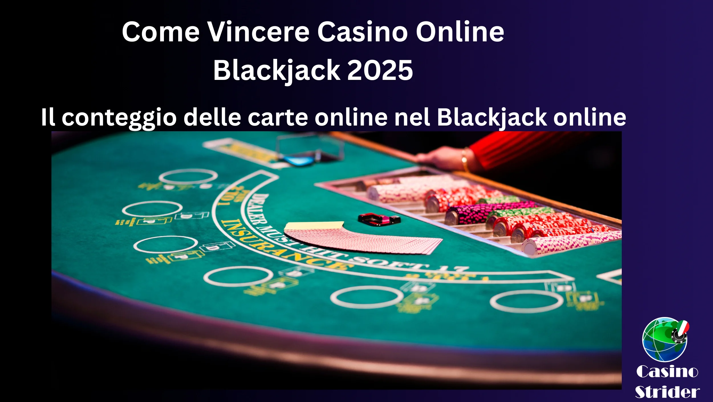 Il conteggio delle carte Blackjack online