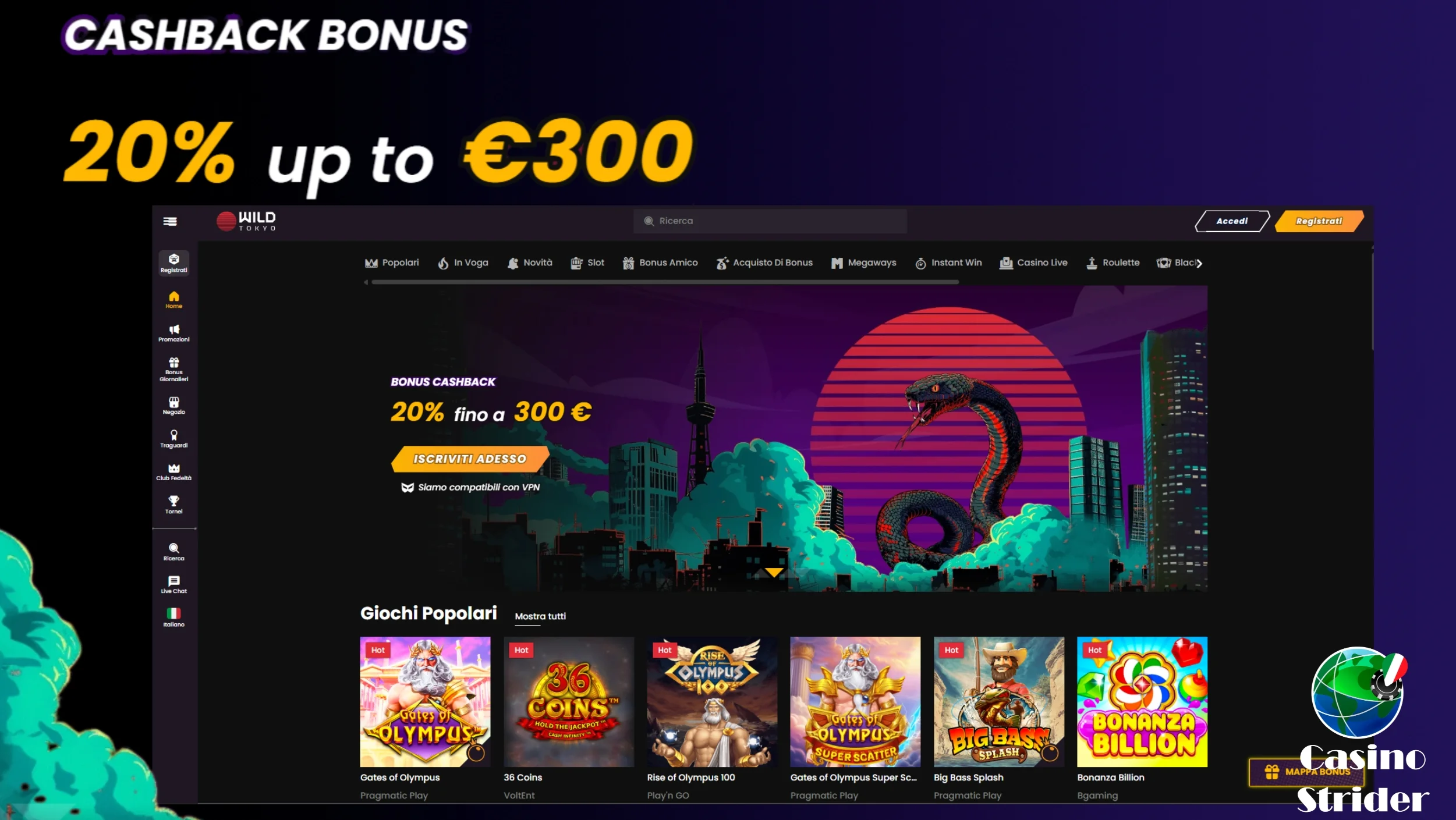 Wild Tokyo 670 Free Spins