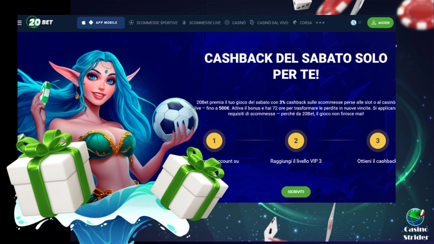 22bet-casino 3% di cashback