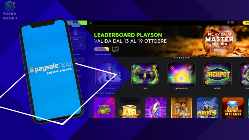 888 ADM Casino paysafecard