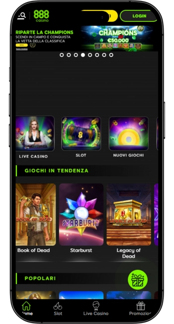 888casino App mobile