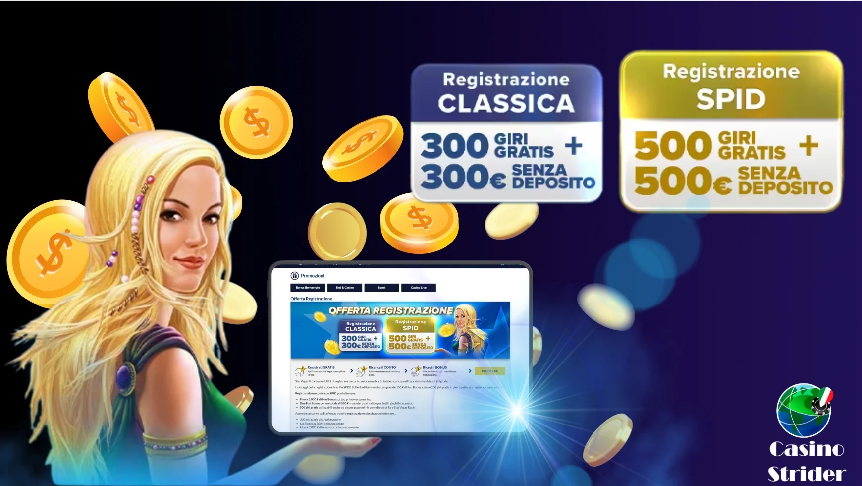 Bonus 20 euro senza deposito StarVegas
