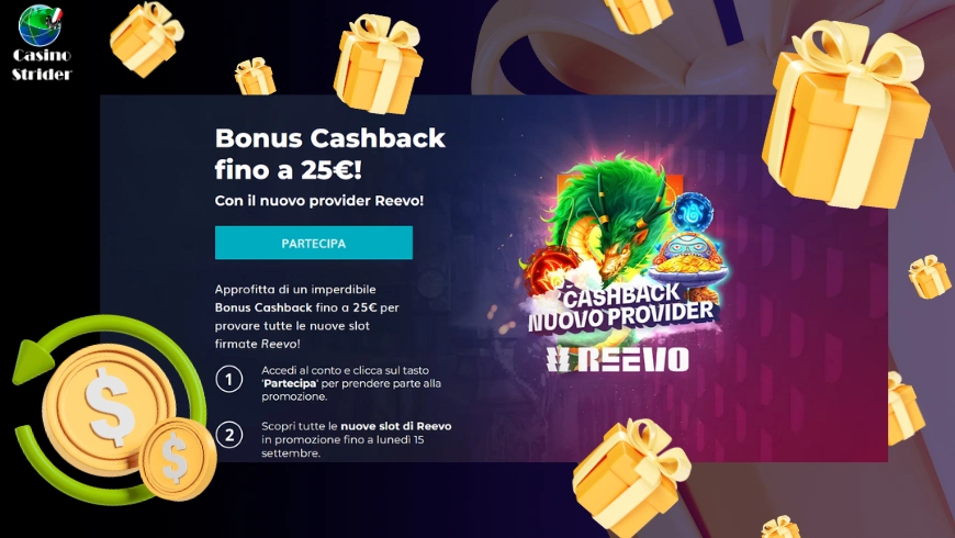 Bonus cashback casinò