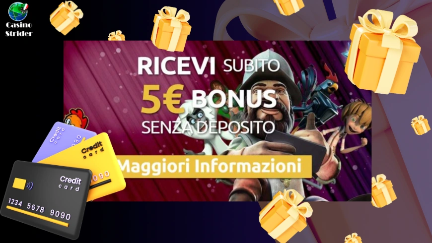 Bonus casinò senza deposito