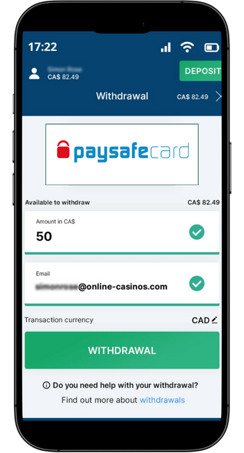 Come prelevare denaro Paysafecard