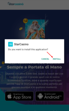 Fai l’installazione