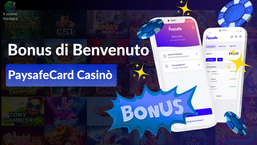 I migliori bonus Paysafecard nei casinò
