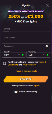Inserisci i dati richiesti