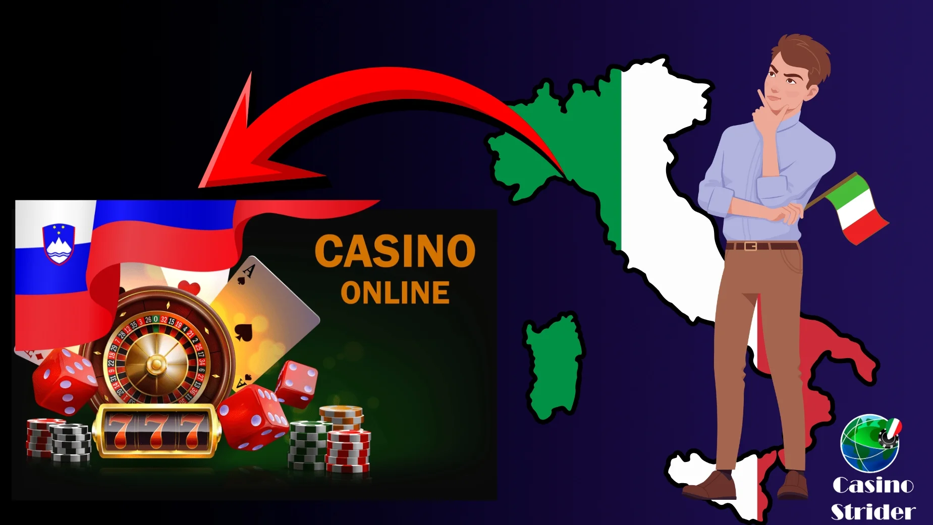 Legalità per gli italiani di giocare nei casinò online sloveni