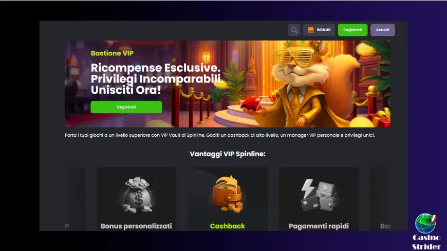 Programma VIP Spinline