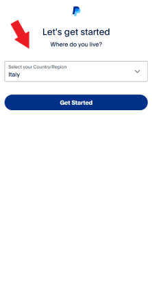 Scegli il tuo paese