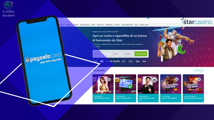 Star Casinò ADM paysafecard