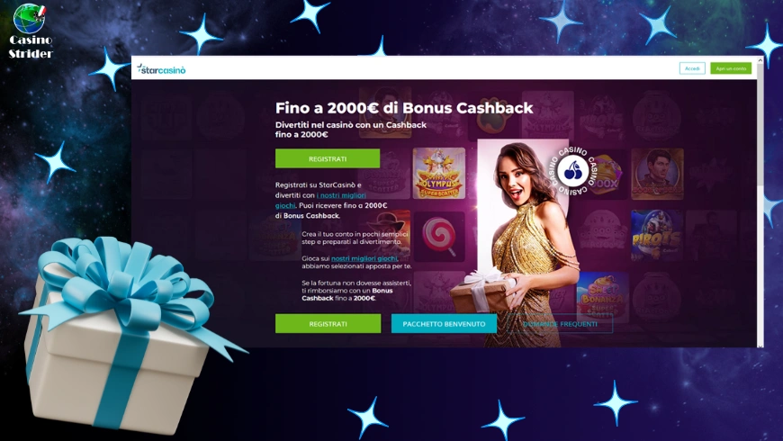 StarCasinò fino a 2.000€