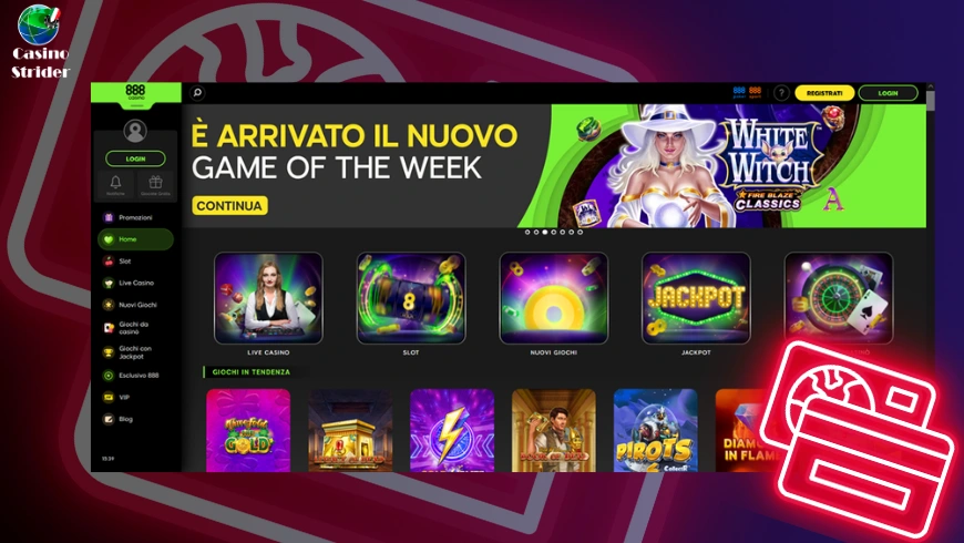 888 Casino con slot che pagano di più