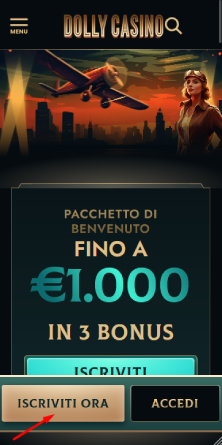 Accedi alla pagina di registrazione