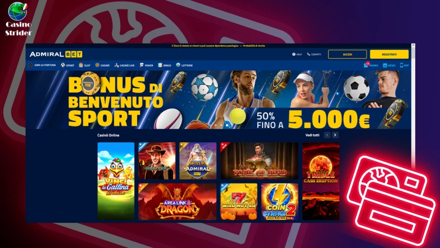 AdmiralBet con slot che pagano di più