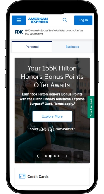 American Express method pagamento italia