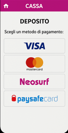 Clicca su Neosurf carta