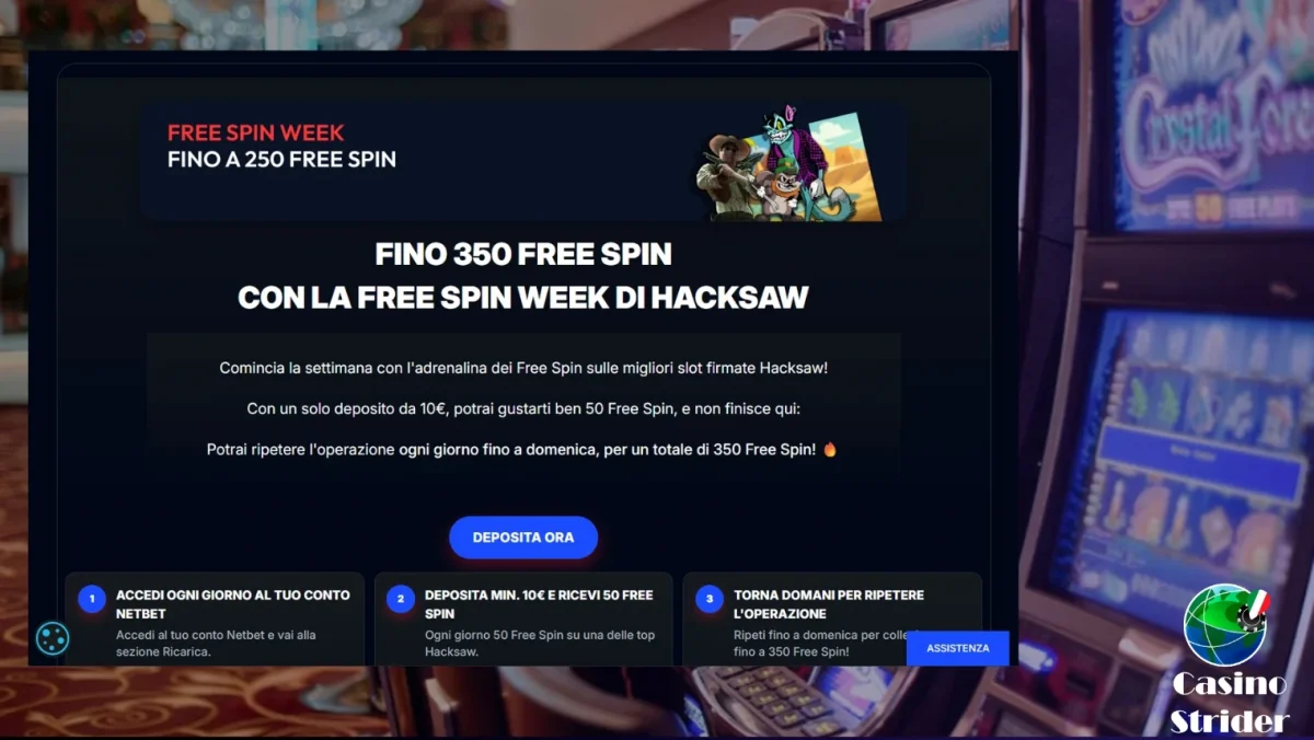 Giri gratuiti casino deposito minimo 2 euro
