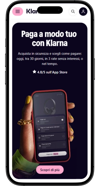 Klarna method pagamento italia