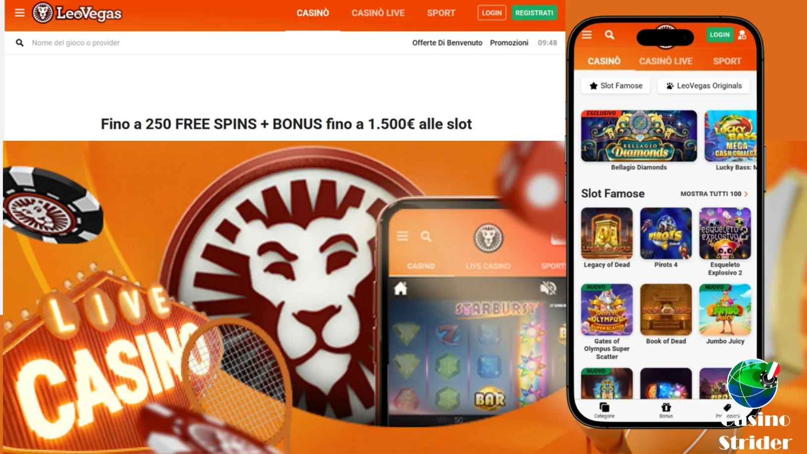 leovegas casino 50 centesimi