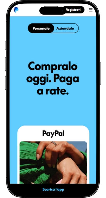 PayPal method pagamento italia