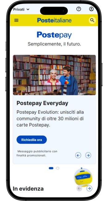 Postepay method pagamento italia
