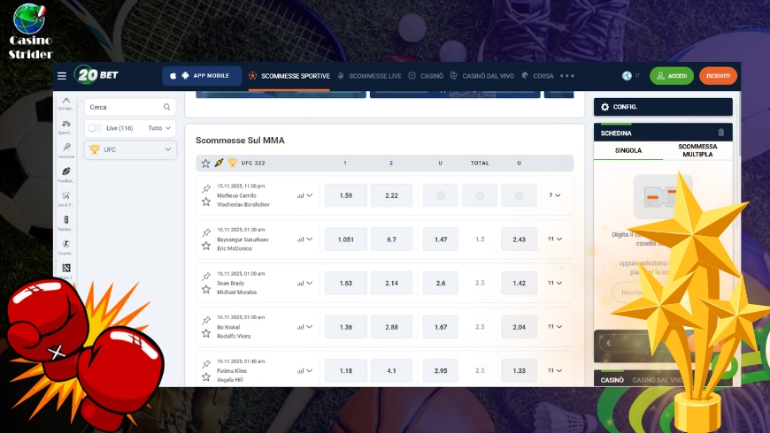 Scommesse sul boxing estero