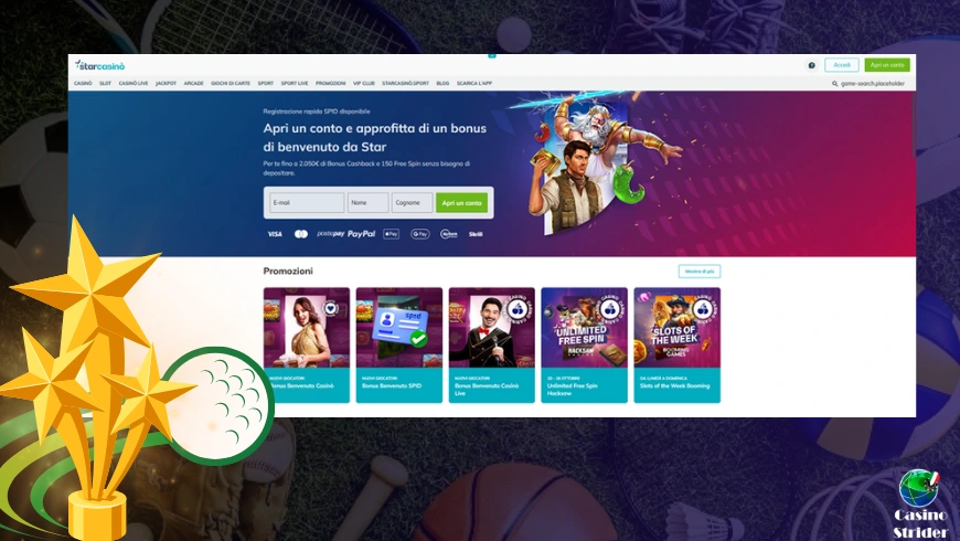StarCasinò Bet siti di scommesse stranieri