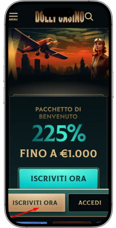 Apri il modulo di registrazione