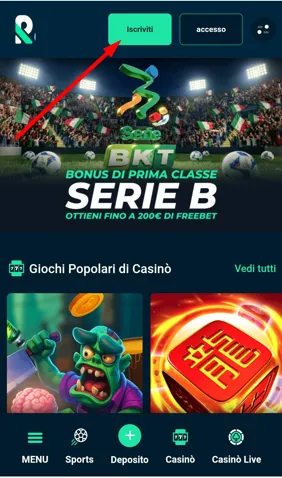 Apri il sito ufficiale