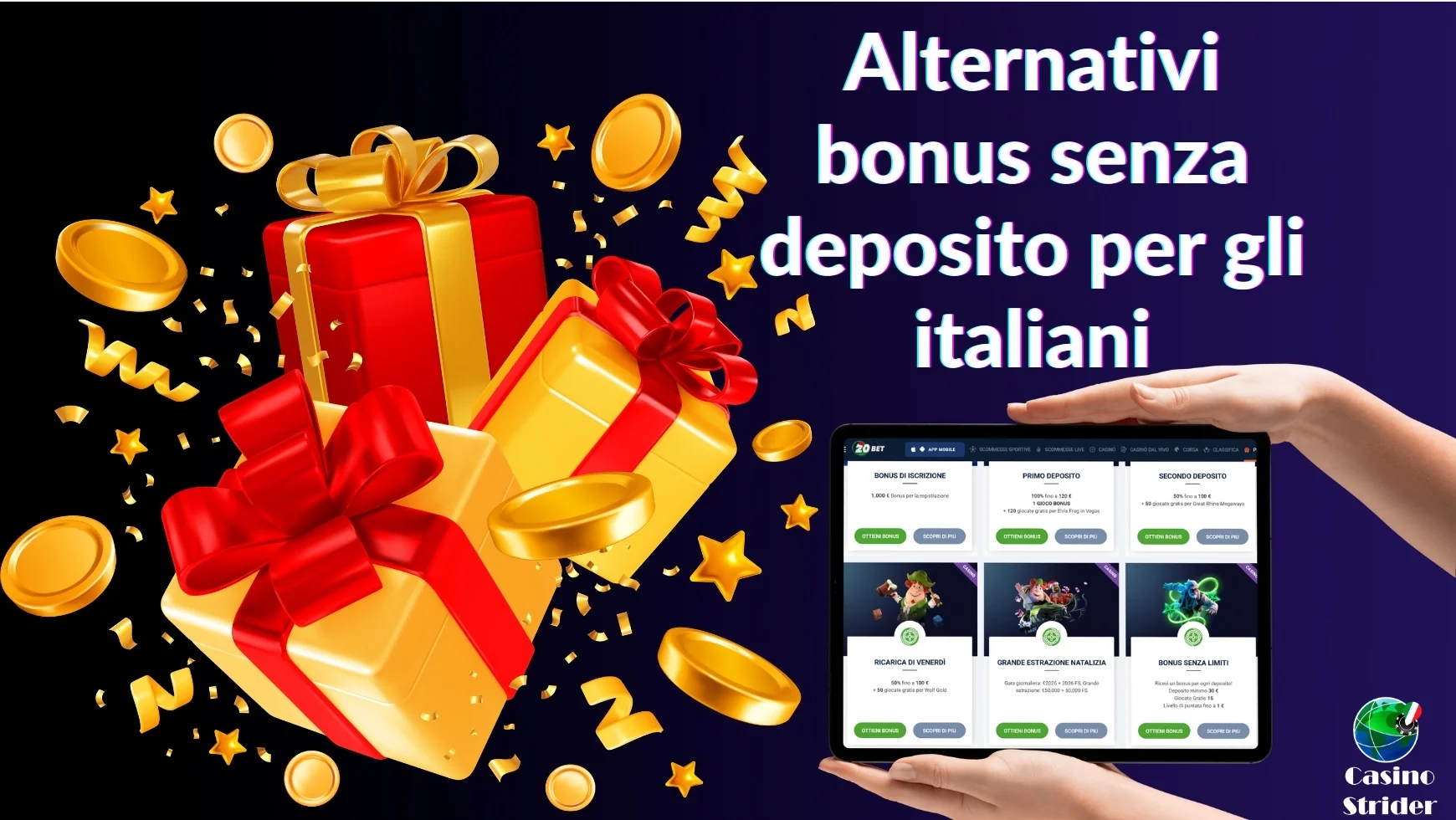 Bonus casinò alternativi senza deposito per gli italiani