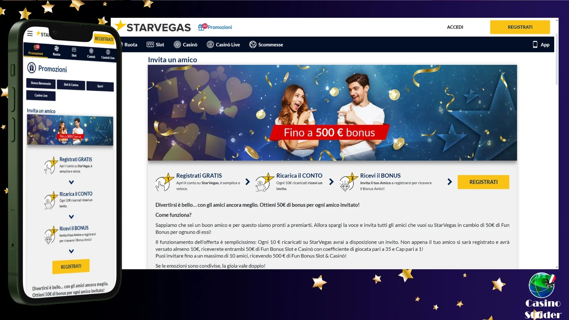 Bonus senza deposito