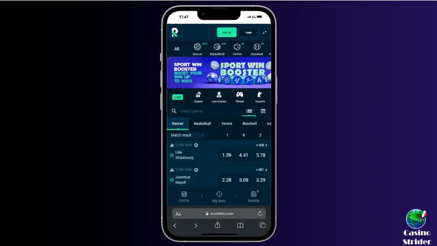 Esperienza di gioco con Rolletto