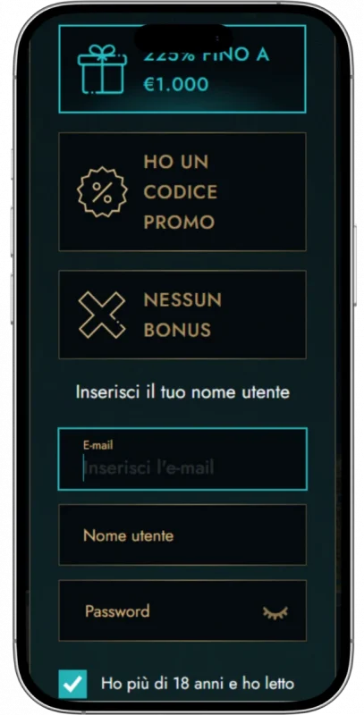 Inserisci i dati di accesso