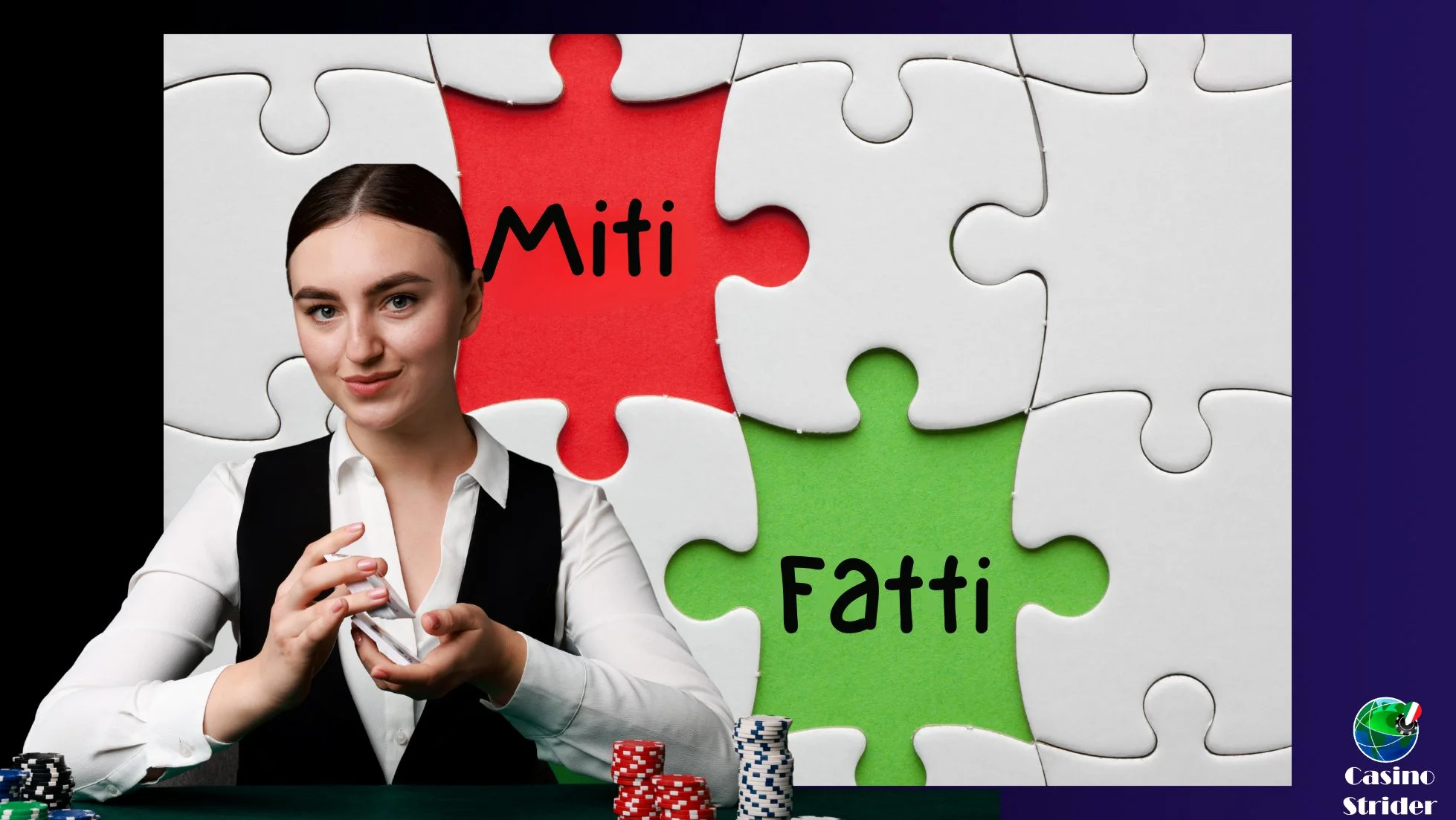 Miti e curiosità sul croupier nei casinò